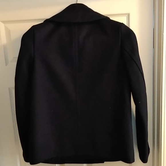 GAP Womens Wool Peacoat Navy Blue - Picture 4 of 7